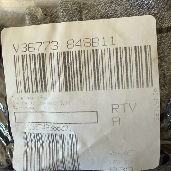 Gray Compression Socks - Picture 2 of 3